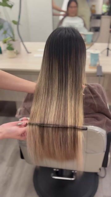 極光角蛋白作品，設計師 Yuri，台北中山區He&She Hair Salon