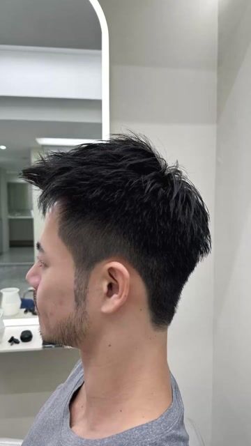 男士結構髮流控制髮型