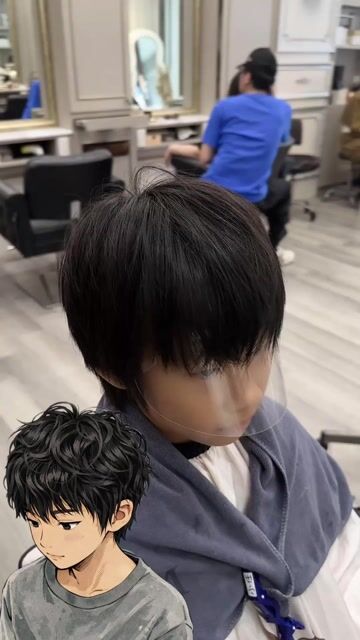 萊斯利捲作品，設計師 小任Ren，高雄左營區Voso hair