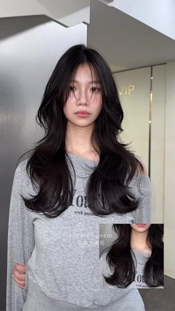 氛圍感層次燙C+S作品，設計師 Ada睿儀，台北大安區Komm忠孝店