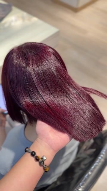 免漂紅色系染髮作品，設計師 薇薇，桃園中壢區SE Hair salon