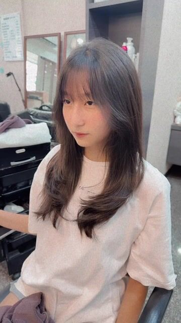 學生喜歡的髮型自然不做作作品，設計師 Momo，高雄苓雅區雙藝髮廊