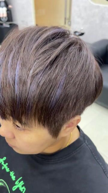 霧面質感中性短髮作品，設計師 Viki，桃園中壢區VI STYLE HAIR
