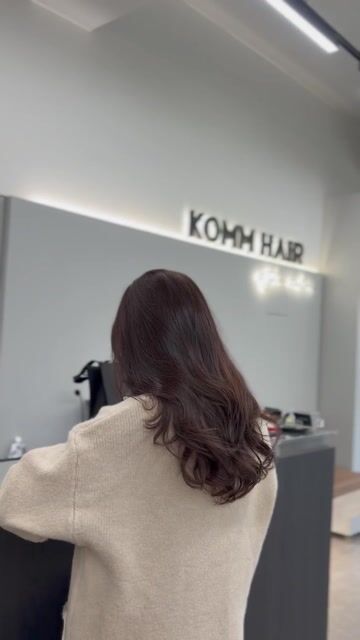 霧感冷棕偏中性作品，設計師 Mona，台中北區Komm hair