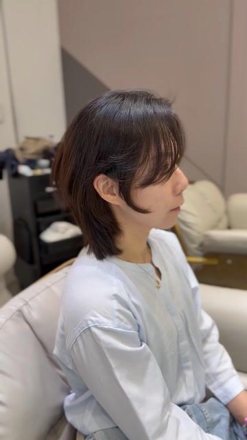 日系層次剪作品，設計師 凱羚，高雄左營區掌握Hair Salon
