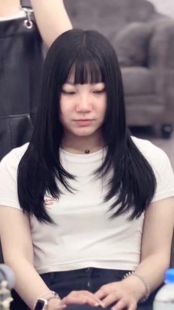 縮毛矯正、韓系層次剪髮作品，設計師 小羊，台南東區SAVO