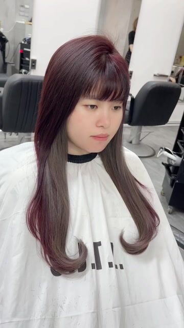 雙層內餡染作品，設計師 ViTa（薇糖），台中西屯區Refine Hair