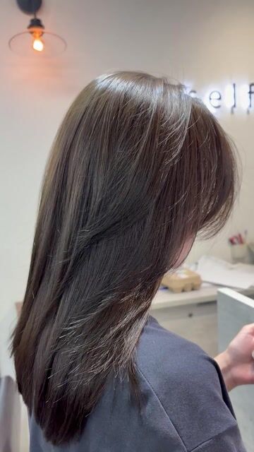 中長髮低層次作品，設計師 金金Vina，新北中和區Self salon