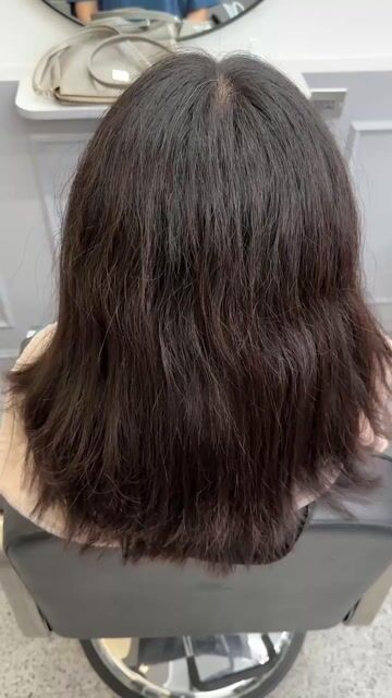 縮毛矯正作品，設計師 Reexi☀️，桃園中壢區Vibe
