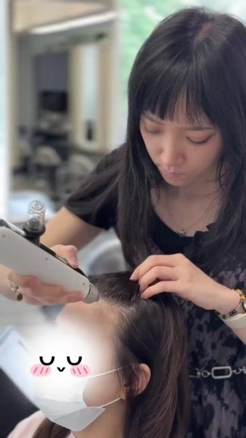 頭皮外泌體作品，設計師 Yuki，台中北區O3O育德店