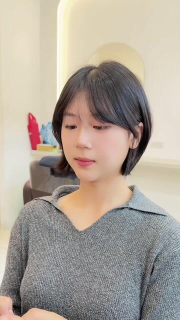 女生韓系短髮作品，設計師 Liam🐻，台中南區Jen Studio