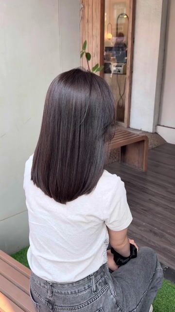 霧感染髮、免漂髮色作品，設計師 小俞，台南中西區KOMM HAIR