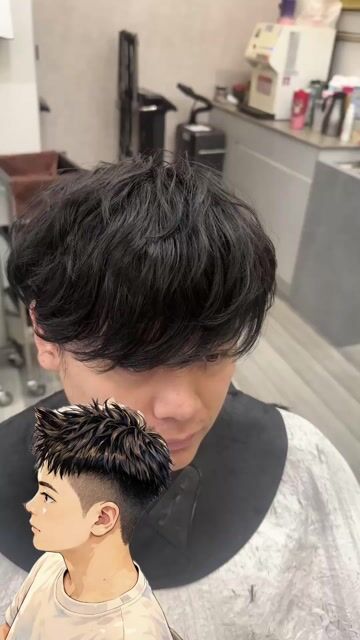 摩根前刺作品，設計師 小任Ren，高雄左營區Voso hair