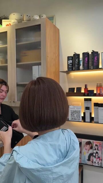 低層次鮑伯頭作品，設計師 Kime，新北新莊區VANGO HAIR