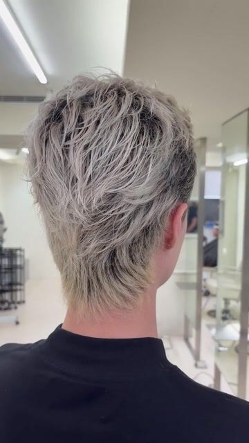 日系男生短髮作品，設計師 Sam，台北士林區Round 2 大安店