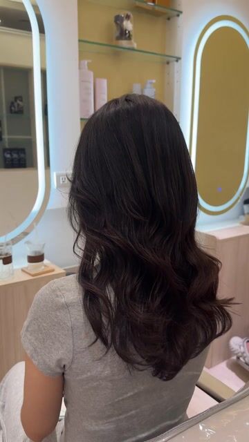 韓系柔美捲作品，設計師 Cathy，台北大同區He&She Hair Salon