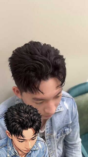 束狀龍鬚後背作品，設計師 小任Ren，高雄左營區Voso hair