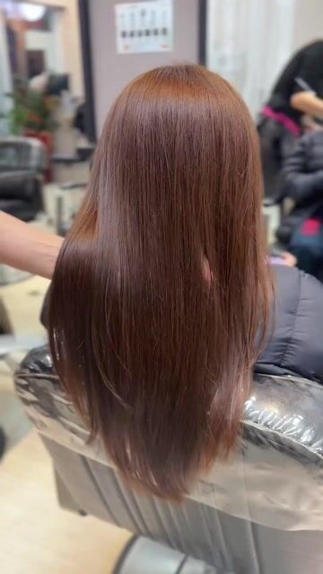 亞麻暖棕作品，設計師 Miya，新北中和區Moji Hair Studio