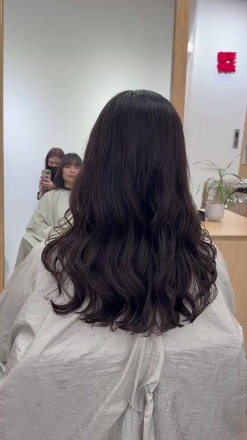 韓系電棒感燙髮作品，設計師 Niki，新竹東區Moku salon