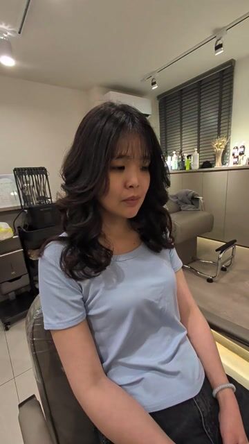 鬆感燙作品，設計師 Ethan，新竹竹北市小女孩美容美髮