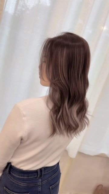- 歐美手刷染 - 奶灰色作品，設計師 Arina🌹艾琳娜，桃園桃園區沐巳（與店家配合租位置）