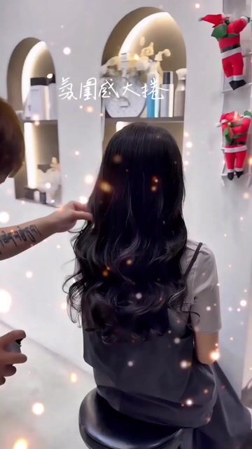 電棒感捲髮作品，設計師 阿軒，高雄左營區川hair styling