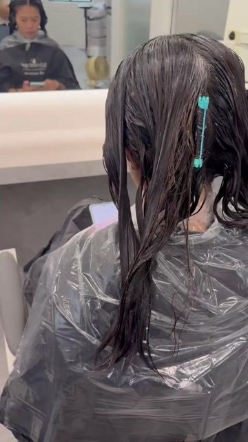 縮毛矯正作品，設計師 Grace，高雄左營區川hair salon