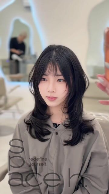 層次燙作品，設計師 Yuumi，台北中山區space h. 南京店