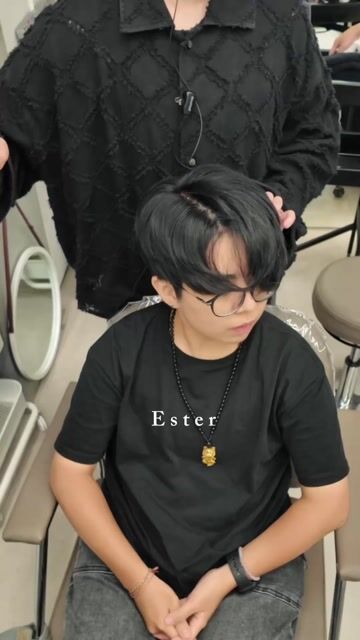 萊斯利捲，增加髮量感與立體線條作品，設計師 Ester江柔，台中北區KOREWA