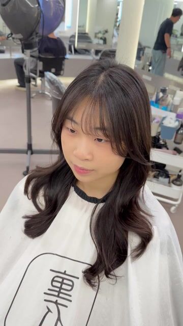 韓系瀏海作品，設計師 Ori/歐梨，台中北區裏hair台中店