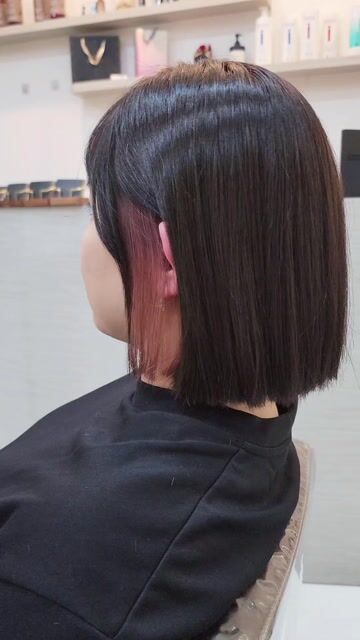 耳圈染作品，設計師 Nita，台中南區Jen studio