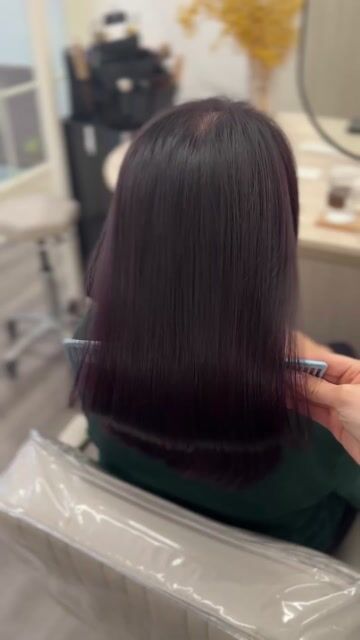 角蛋白護髮作品，設計師 Cathy，台北中山區He&She Hair Salon