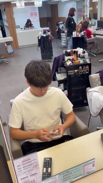 韓系紋理燙作品，設計師 速速 （一個包你滿意的設計師），台北內湖區新宿髮型