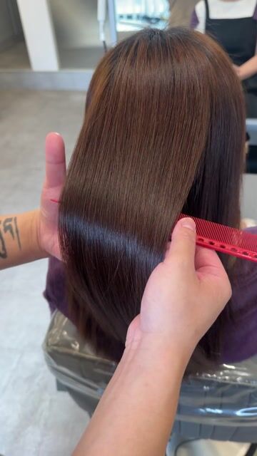 縮毛矯正作品，設計師 阿軒，高雄左營區川hair styling