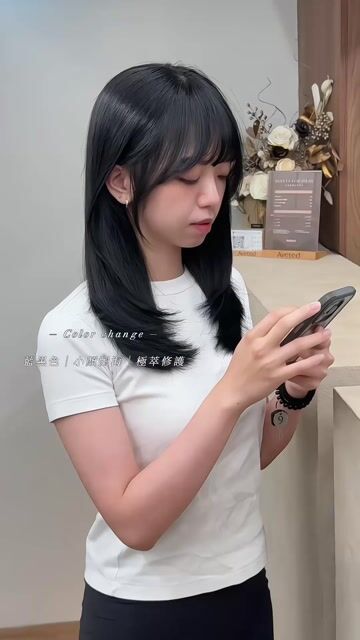 韓系層次作品，設計師 Zoe，台北大安區Avēted Salon