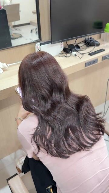 自然棕作品，設計師 莉絲Lisi，新北新莊區KOI HAIR SALON
