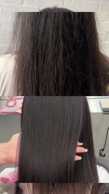 縮毛矯正作品，設計師 小白，高雄新興區凡雲髮妝造型