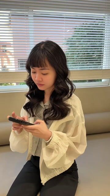 韓系波浪捲作品，設計師 Rita，台中西屯區Korewa