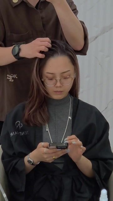 粉灰線光染作品，設計師 一平，新北板橋區trend AT
