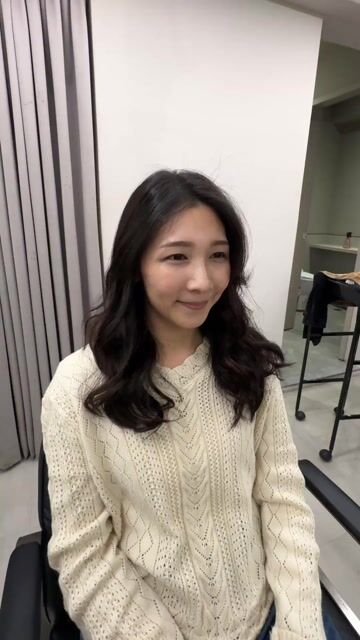 韓式浪漫捲作品，設計師 Gina，台北中山區Holly南西店