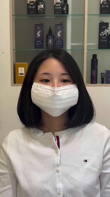 一刀切作品，設計師 Yuri，台北大同區He&She Hair Salon