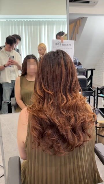 紋理燙作品，設計師 Allan，高雄左營區川 hairstyling