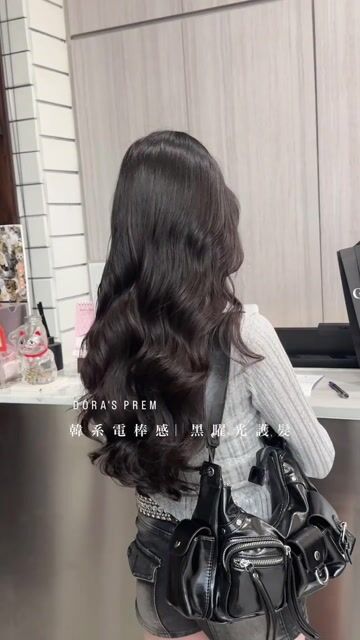 韓系電棒燙作品，設計師 Dora，台中北區裏hair概念店