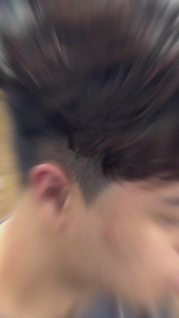 韓系燙髮作品，設計師 小9，高雄三民區99 Barbershop