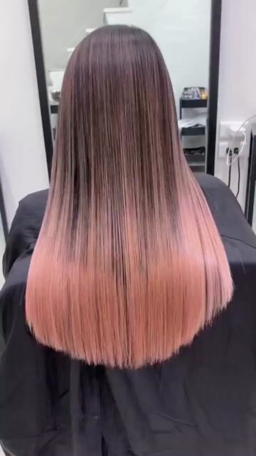 畫染➕珊瑚粉棕作品，設計師 Howard｜豪爾，台中西區W.D hair salon 美村店