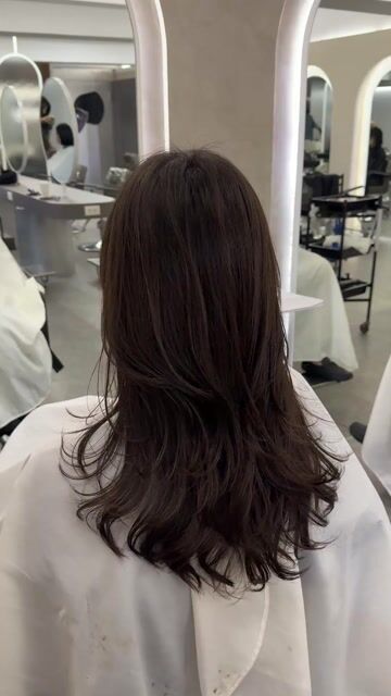 層次燙作品，設計師 Rena，台北中山區Holly hair 南西店