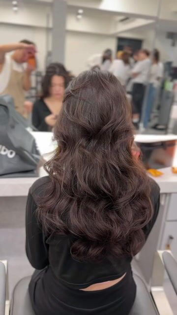 電棒層次捲度作品，設計師 阿軒，高雄左營區川hair styling