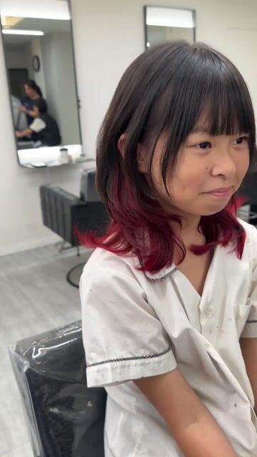 不漂雙色染作品，設計師 威廉，台北中山區Kommhair 松江店