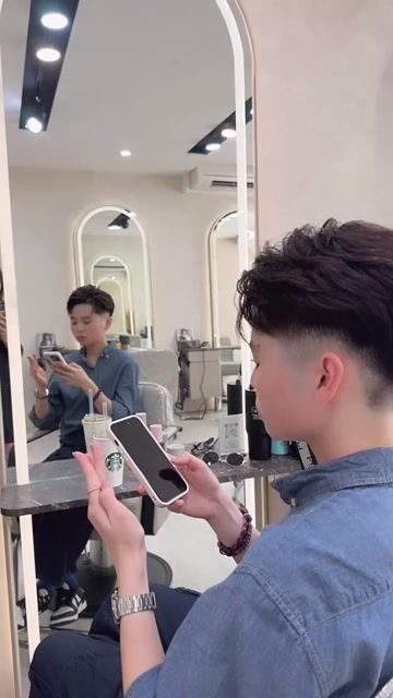 韓系氛圍燙作品，設計師 TINA雅婷，台南東區Mindo Hair Salon 名度髮藝