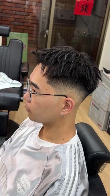 美式前刺作品，設計師 Reno，新竹竹北市B1 barbershop